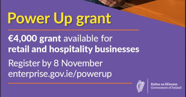 Apply by 8 November for the Power Up grant available to beauty, hospitality and retail businesses.